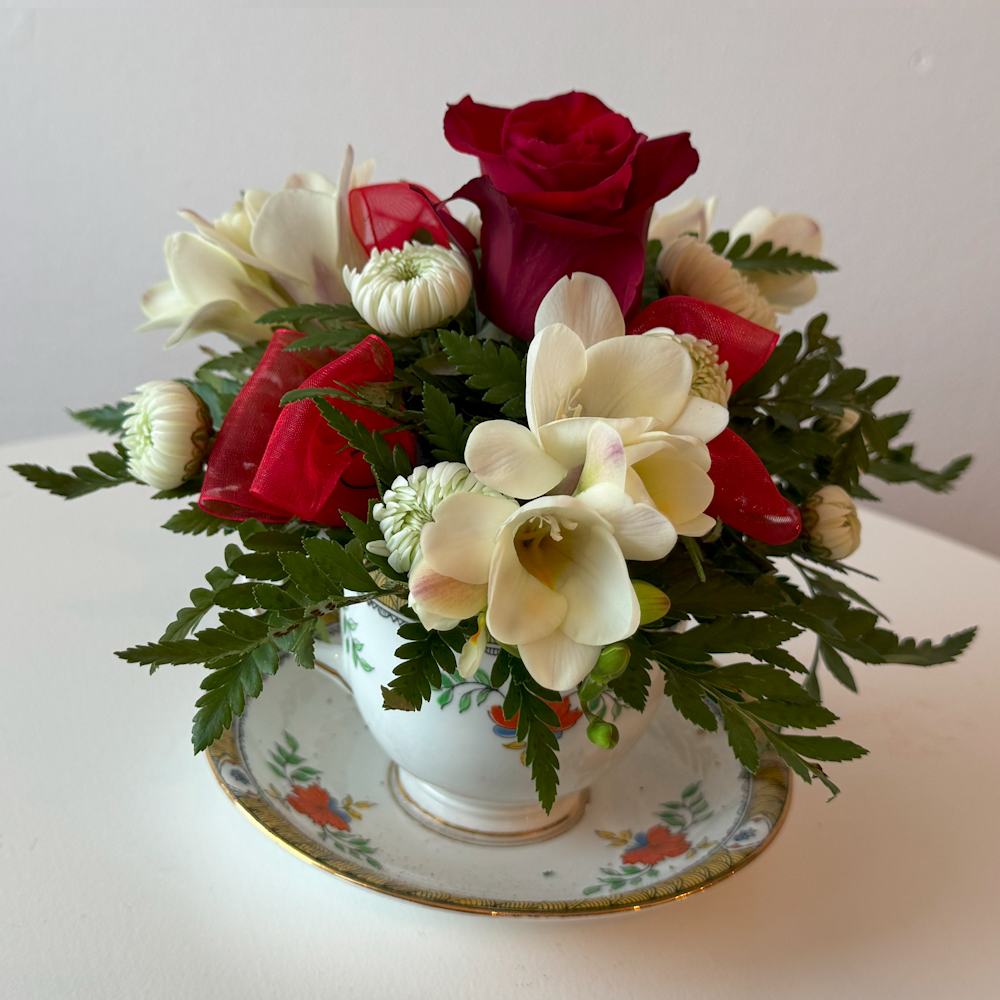Nola's Cup Of Tea - Teacup Arrangement